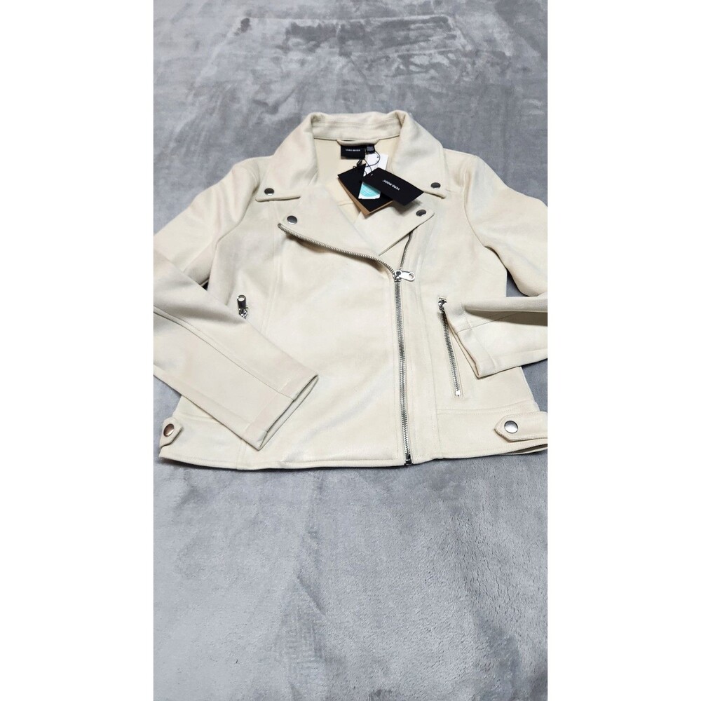 Vero Moda Faux Leather Womens Motorcycle Jacket Size S NWT‎